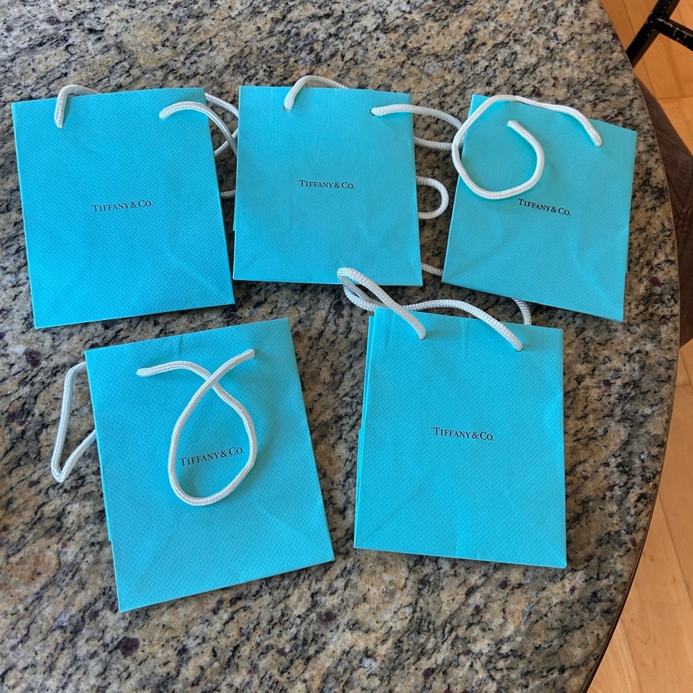 Tiffany & Co. Gift Bags, Set of 5